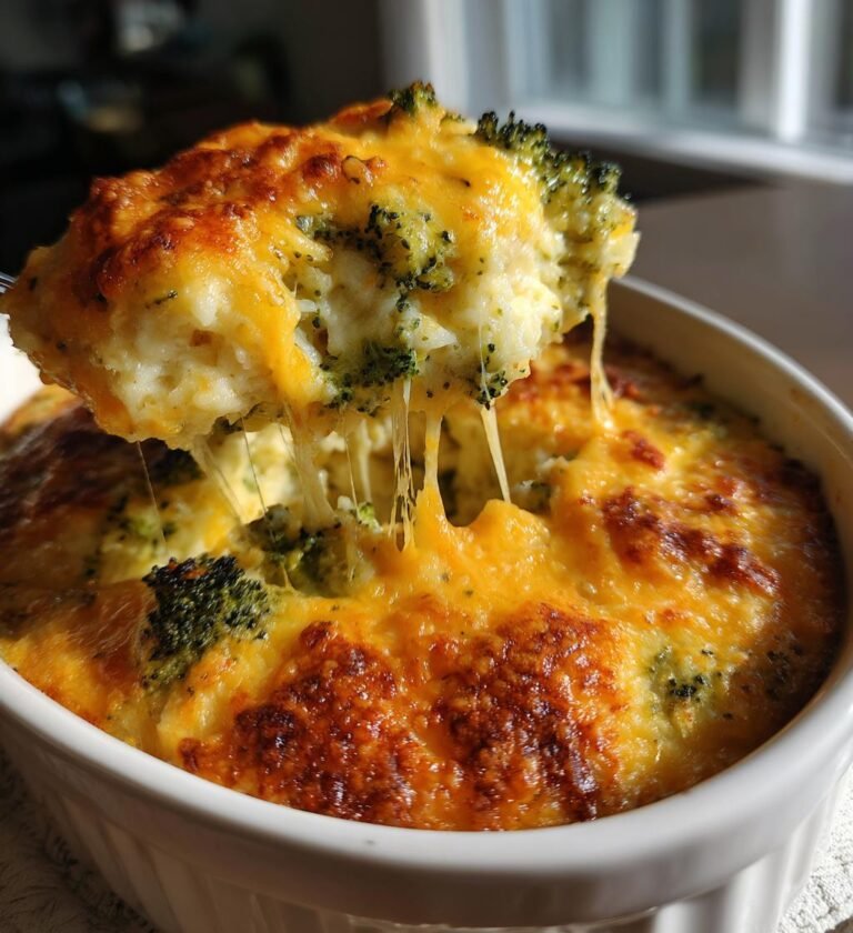 Cheesy Broccoli Rice Casserole