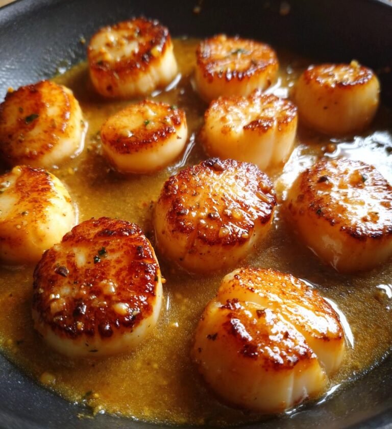pan seared scallops with butter sauce