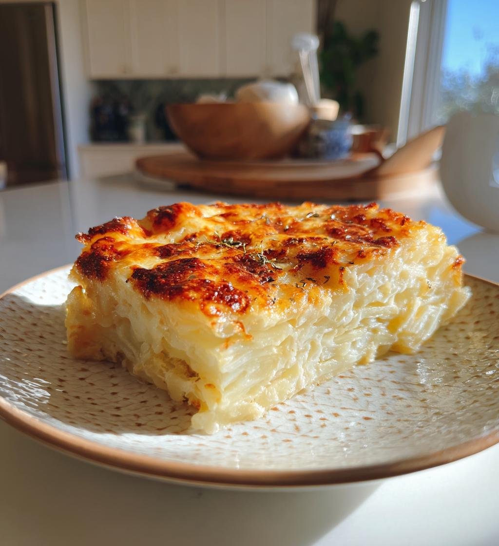 Cheesy Potato Casserole Recipe - Creamy & Delicious Comfort Food - step by step