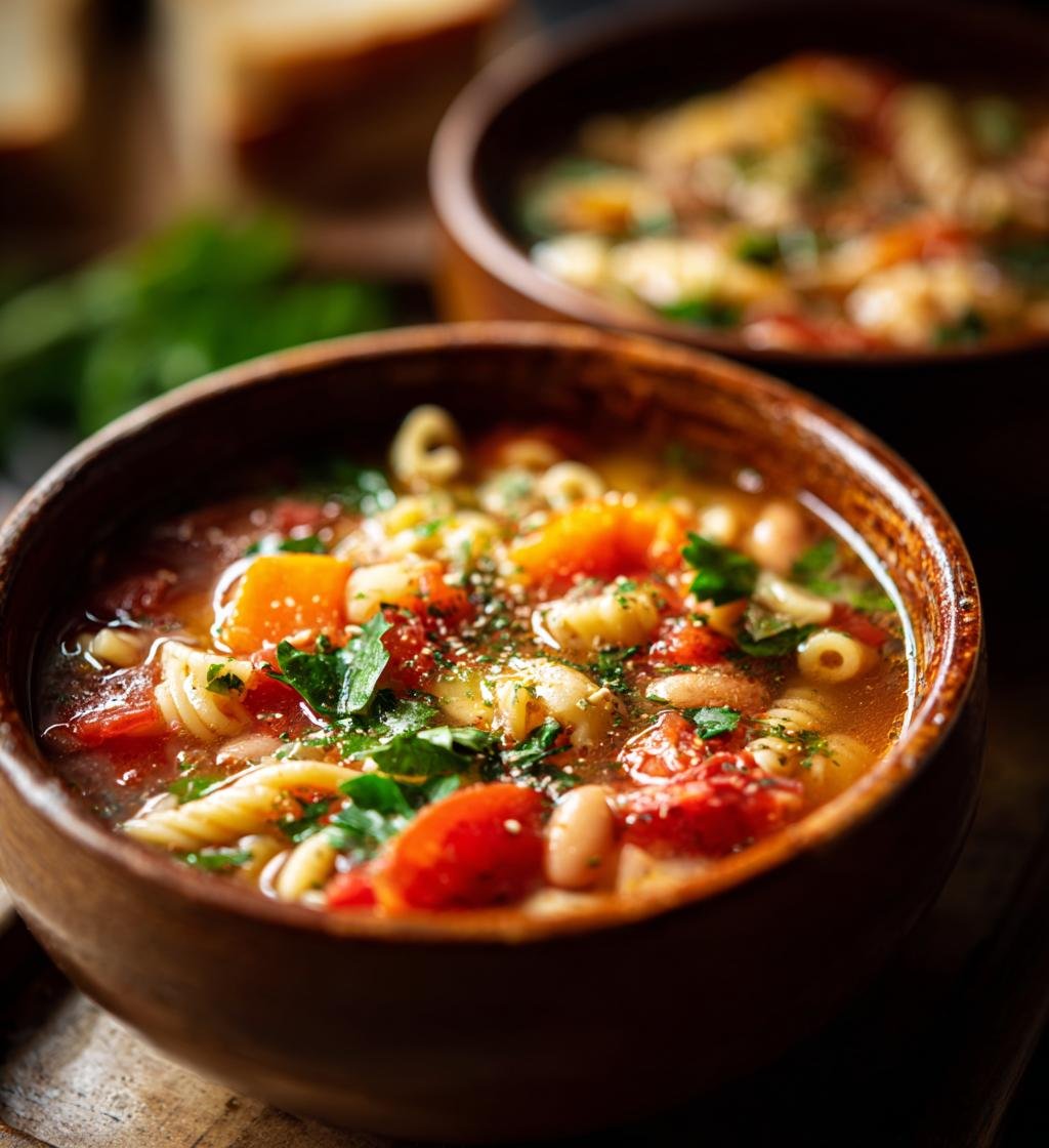 Slow Cooker Minestrone Soup Recipe - Easy and Delicious Italian Comfort