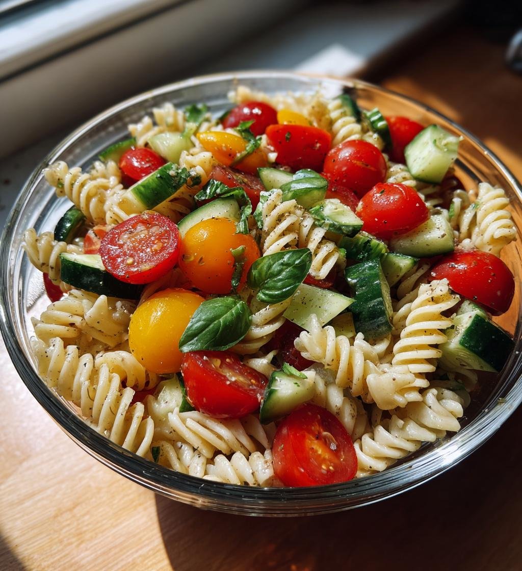 meal prep pasta salad recipe