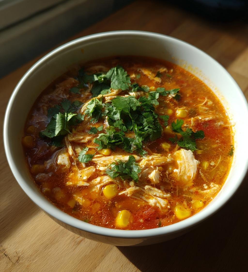 Slow Cooker Chicken Tortilla Soup - Easy and Delicious Comfort Food - step by step