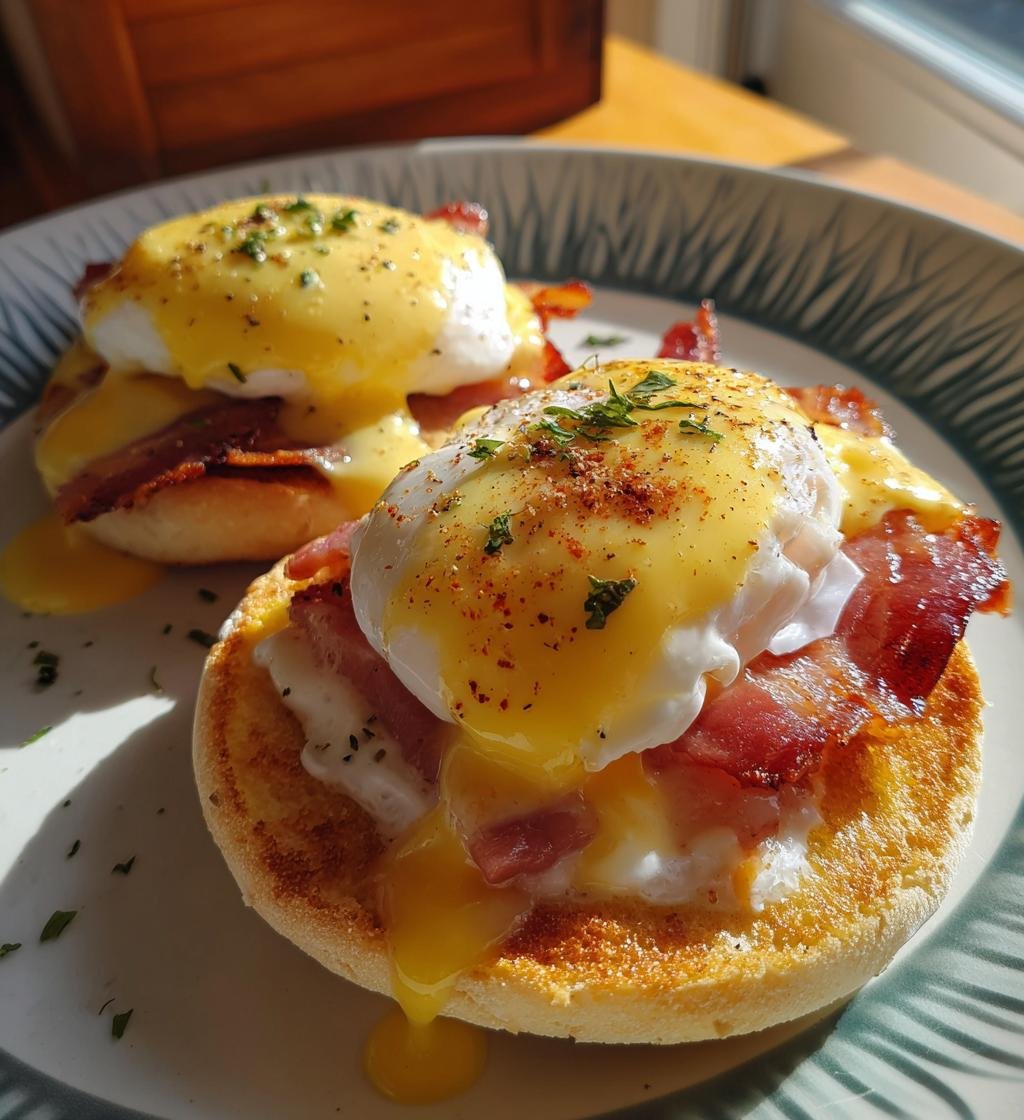 Eggs Benedict Recipe Easy Homemade – Perfectly Creamy & Delicious - step by step