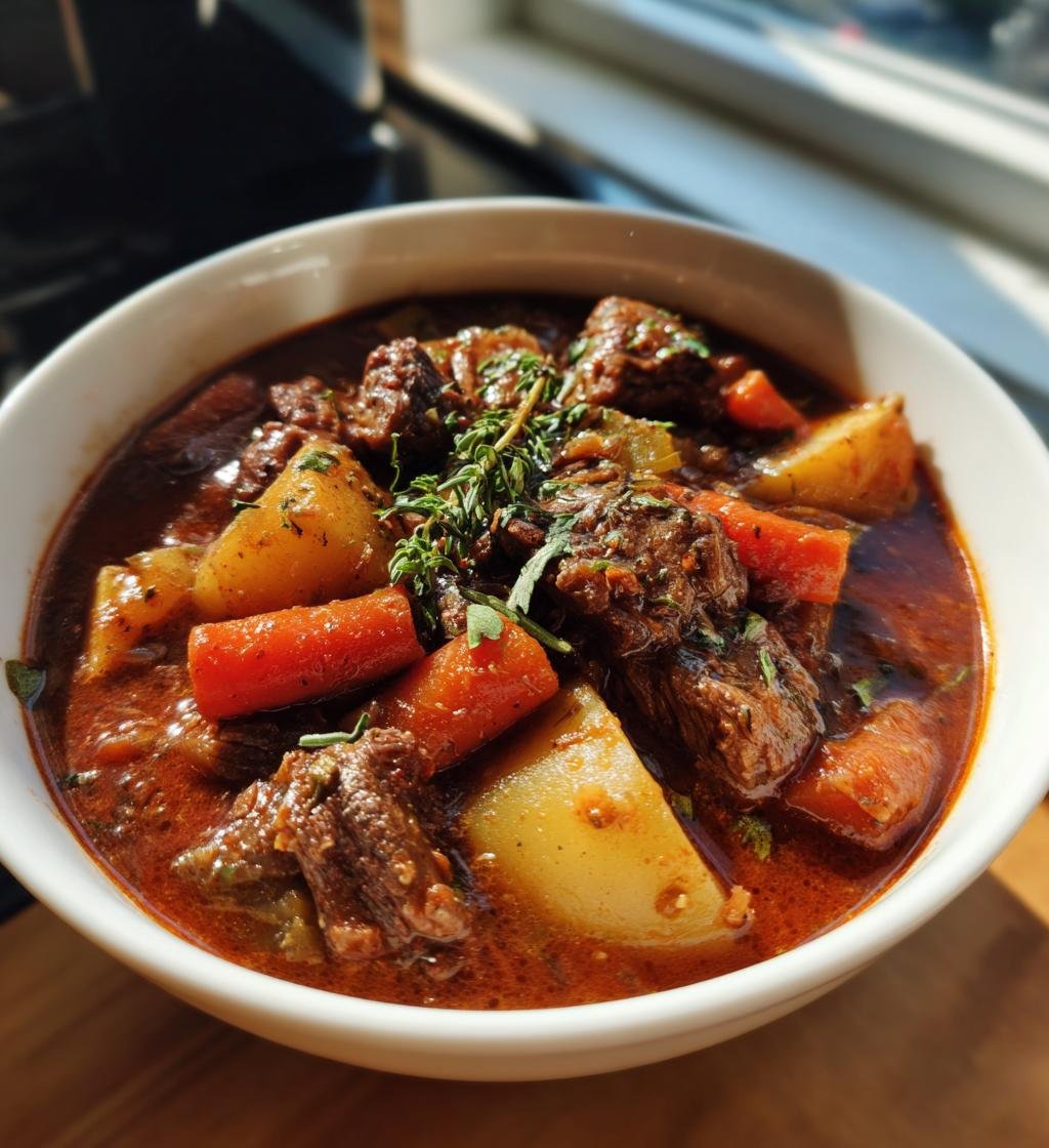 Easy Beef and Potato Stew - Hearty Homemade Comfort Food - step by step