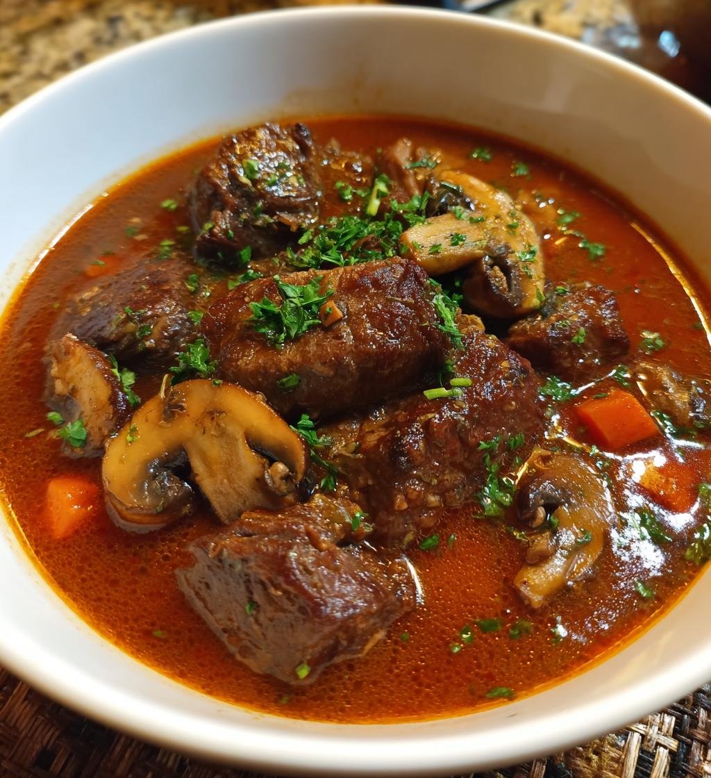 Slow Cooker Beef and Mushroom Stew: Perfect Comfort Food Recipe - step by step