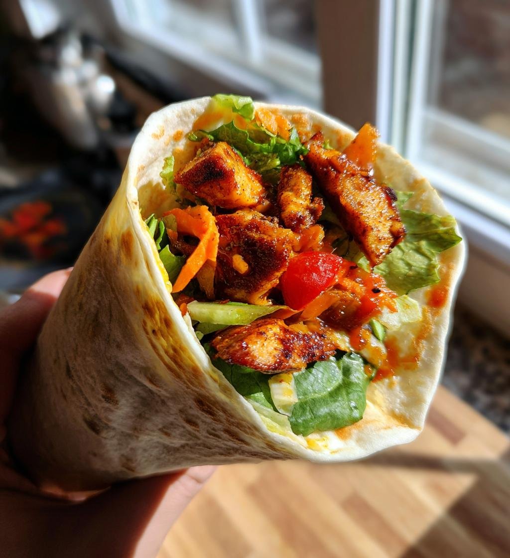 Easy Chicken Wrap Recipe: Juicy Grilled Chicken with Crisp Veggies - step by step