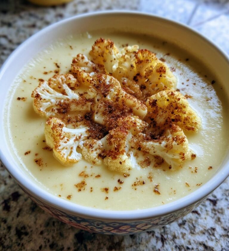 creamy cauliflower soup recipe