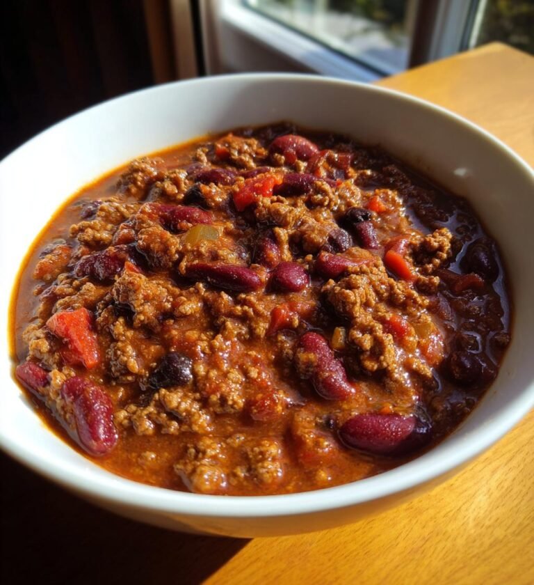 easy beef and bean chili recipe
