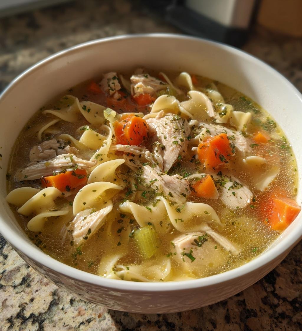 Easy Chicken Noodle Soup - The Perfect Comfort Food Recipe