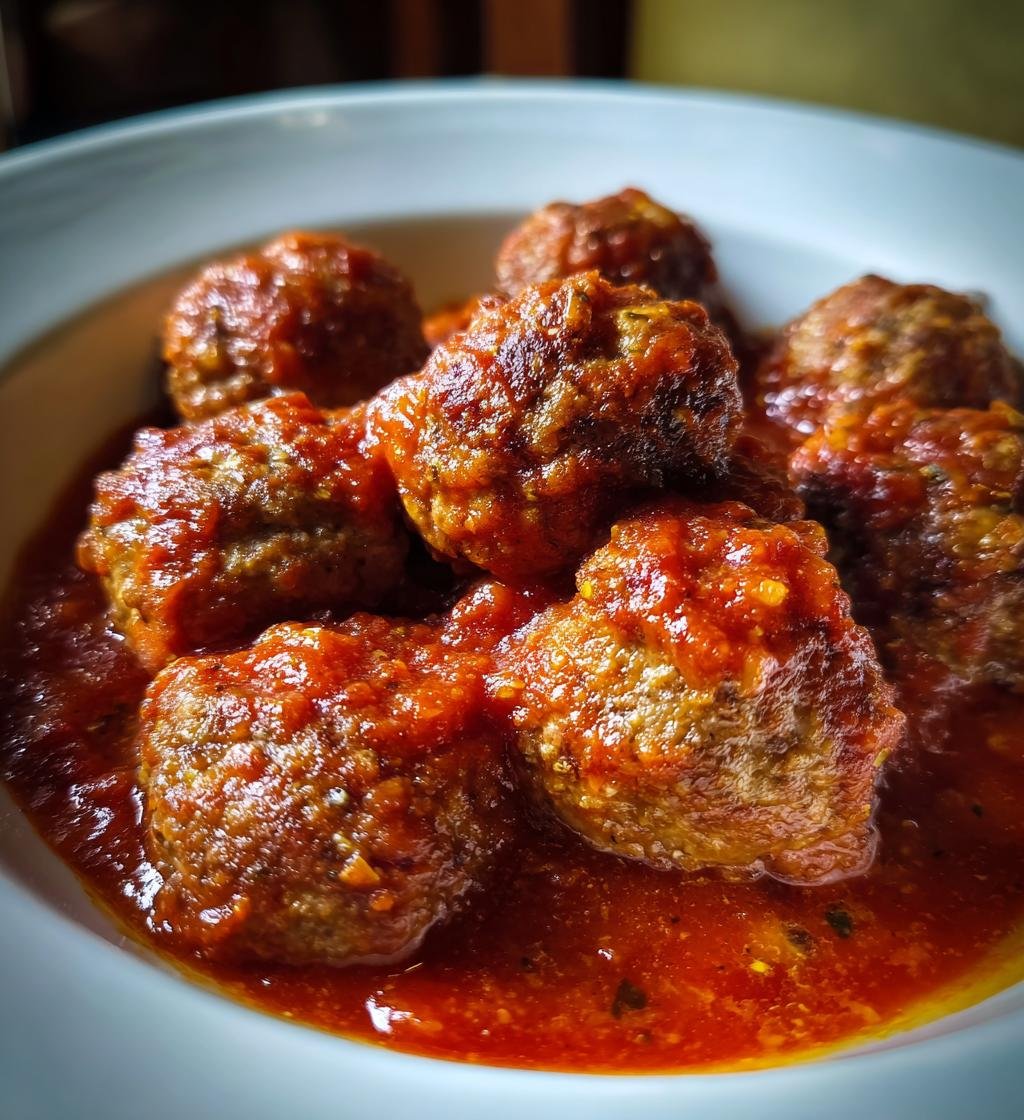 Baked Meatballs in Tomato Sauce – Juicy Homemade Delight
