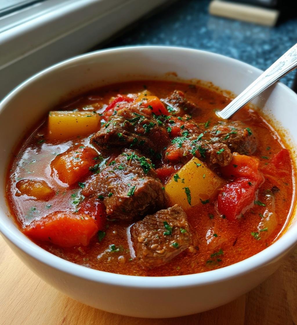 Slow Cooker Beef and Vegetable Soup – Delicious & Hearty Recipe