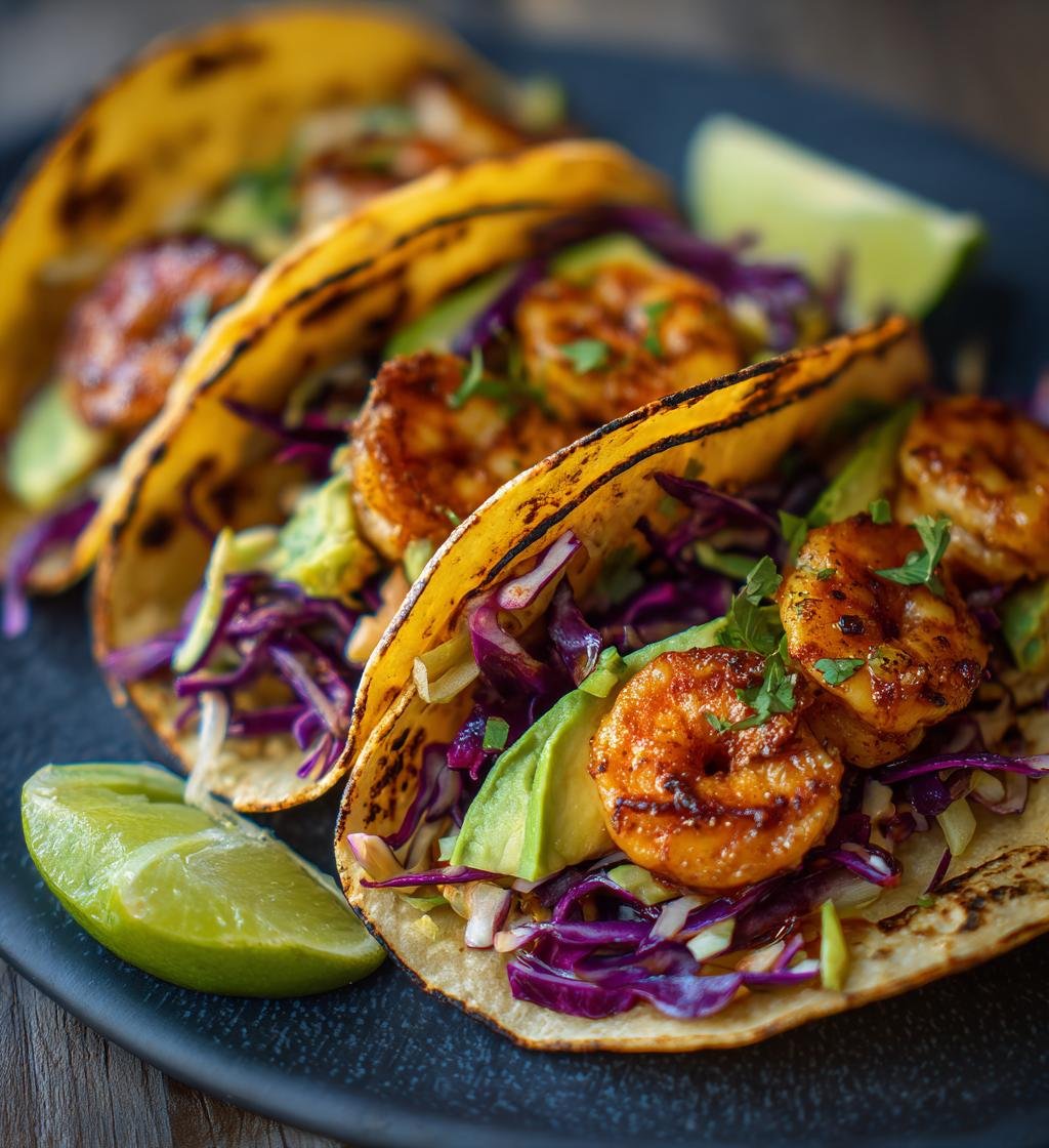 Easy Shrimp Tacos Recipe with Crispy Shrimp and Creamy Slaw