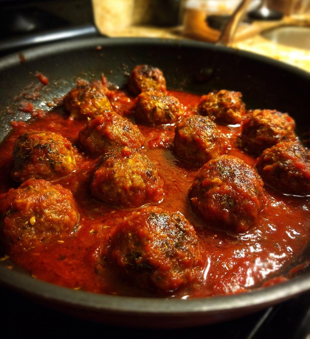Easy Turkey Meatballs Recipe in Rich Tomato Sauce – Juicy & Quick - step by step