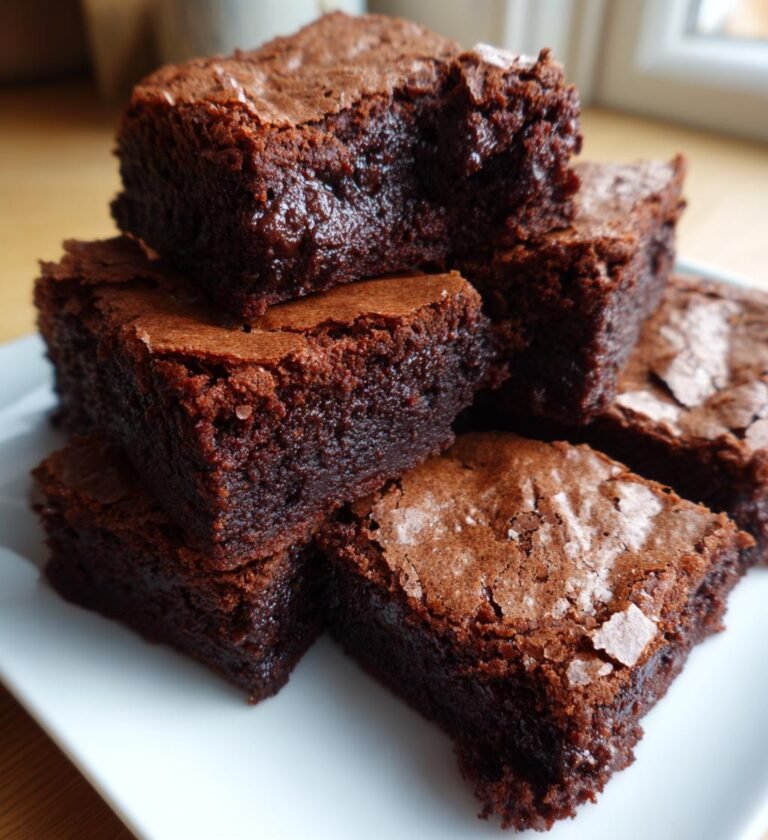 brownies recipe fudgy homemade