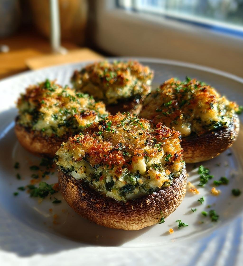 stuffed mushrooms recipe easy appetizer