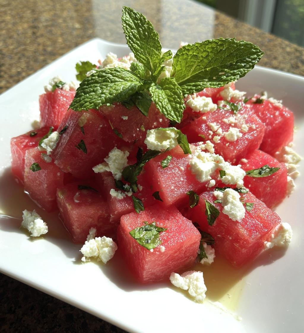 watermelon feta salad recipe