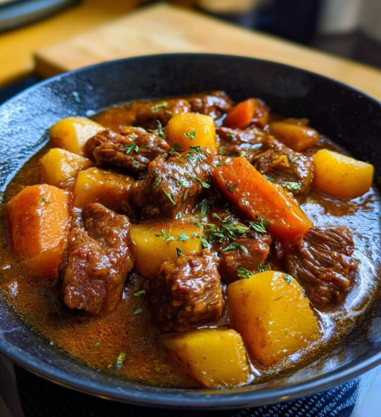 easy beef and potato stew