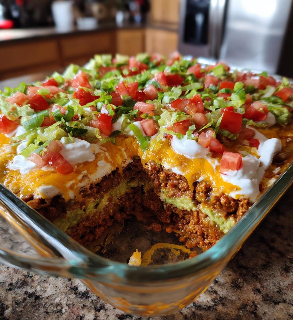 Taco Dip Recipe Easy Homemade Layered for Perfect Parties