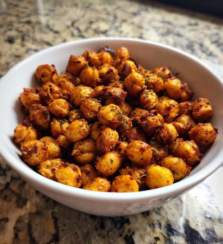 air fryer crispy chickpeas recipe easy