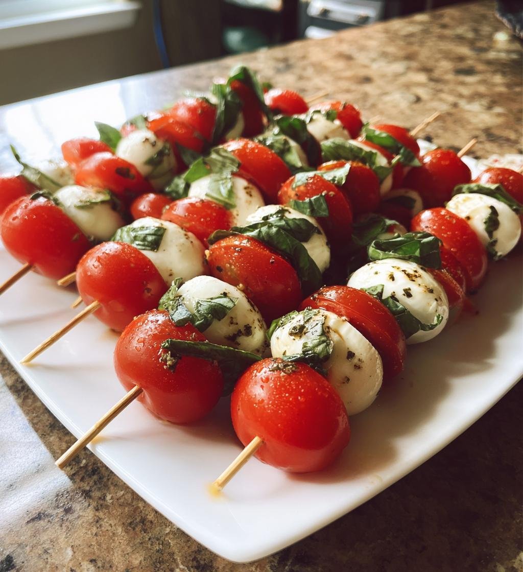 Caprese Skewers Recipe: Easy Appetizer for Any Occasion