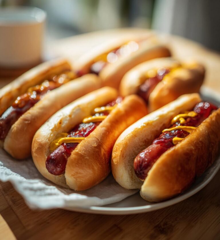air fryer hot dogs for 4th of July cookout