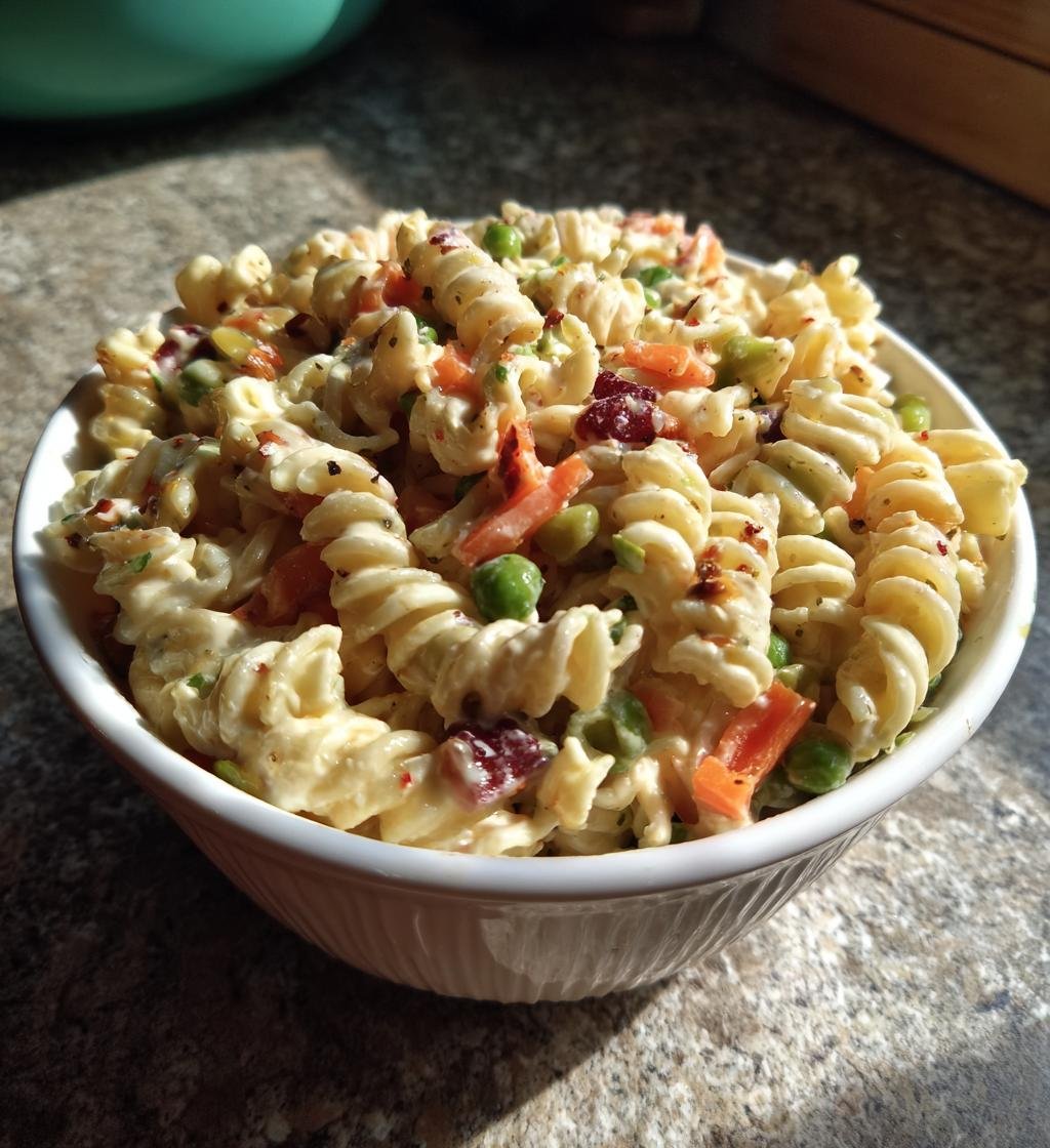 Creamy Cold Pasta Salad for Summer Cookouts - Perfectly Delicious
