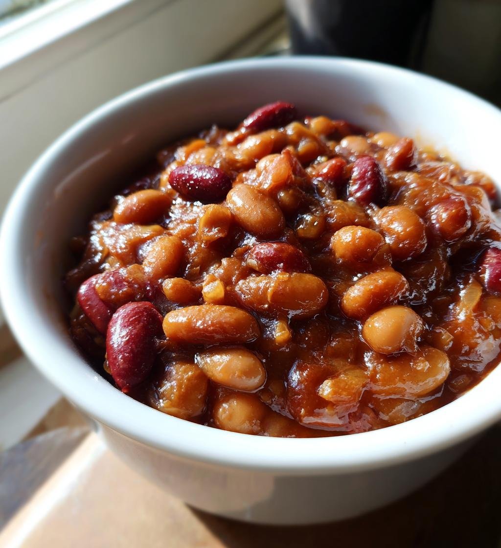 Slow Cooker Baked Beans for 4th of July BBQ: Easy and Delicious step by step