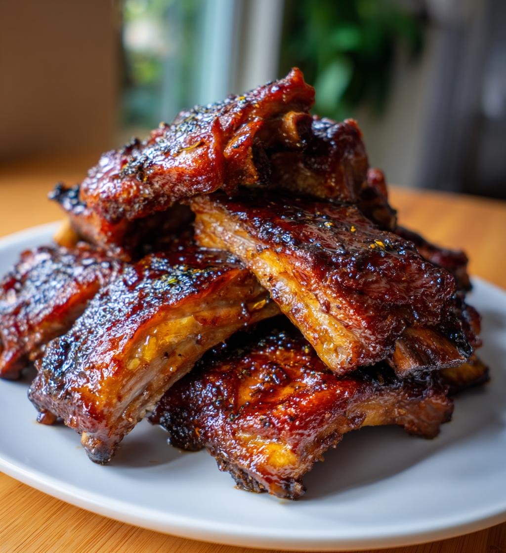 Slow Cooker Honey Garlic Ribs for Backyard BBQ – Juicy and Delicious
