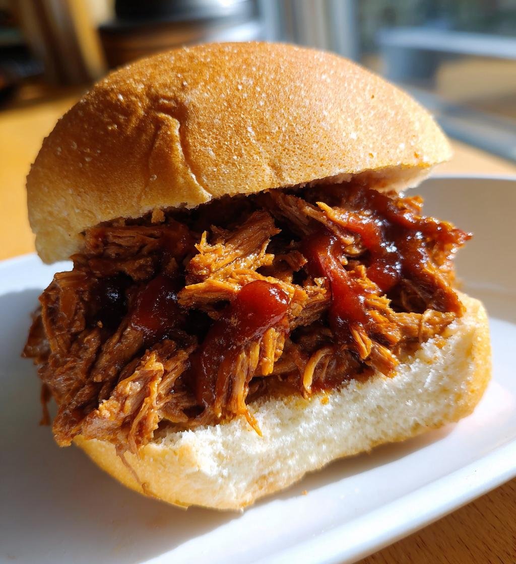 Slow Cooker Pulled Beef for Summer Sandwiches – Juicy & Delicious