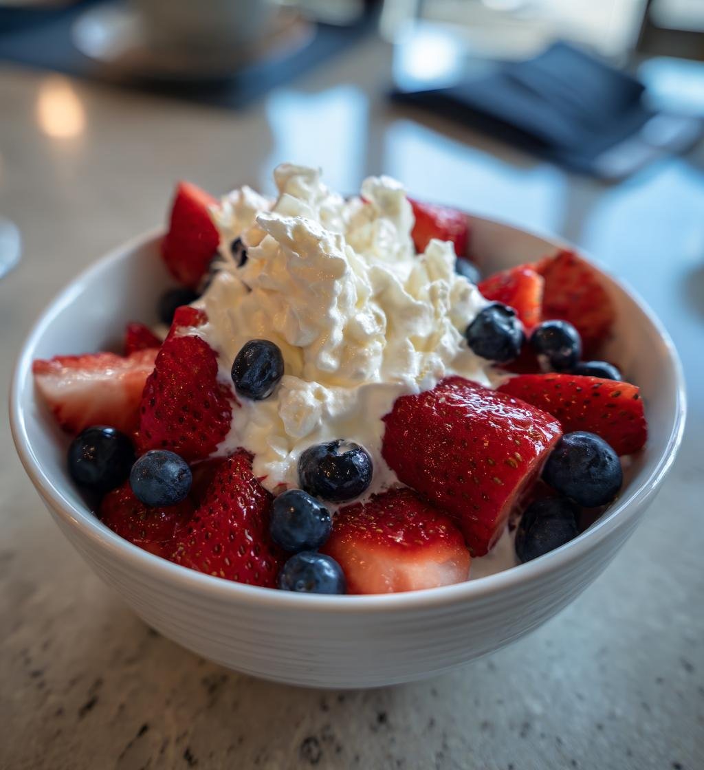 Homemade Red White and Blue Fruit Salad Recipe - Easy & Delicious