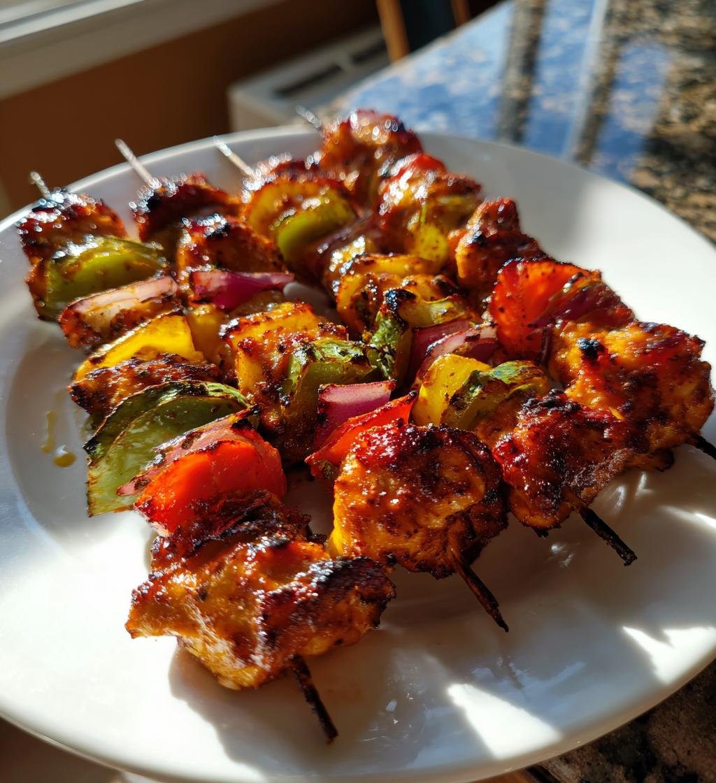 Air Fryer Chicken Kabobs for 4th of July - Easy & Delicious Recipe