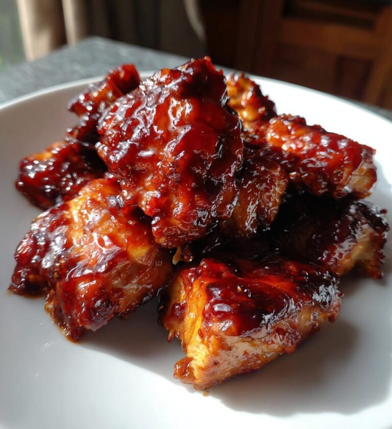 slow cooker BBQ chicken for Father's Day dinner